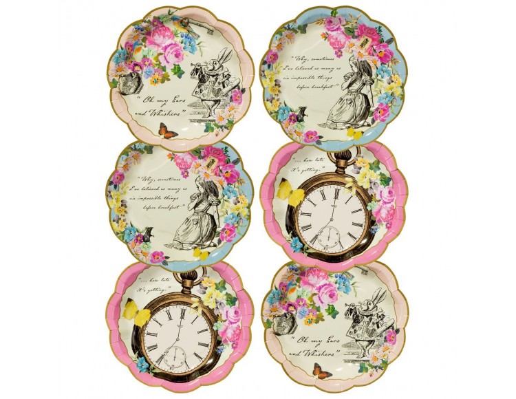 Alice In Wonderland Party Talerzyki