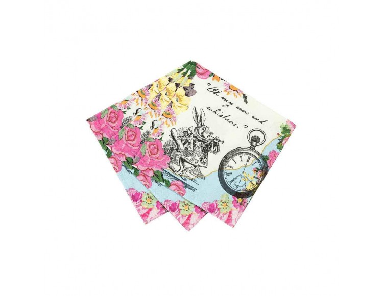 Alice In Wonderland Party Serwetki