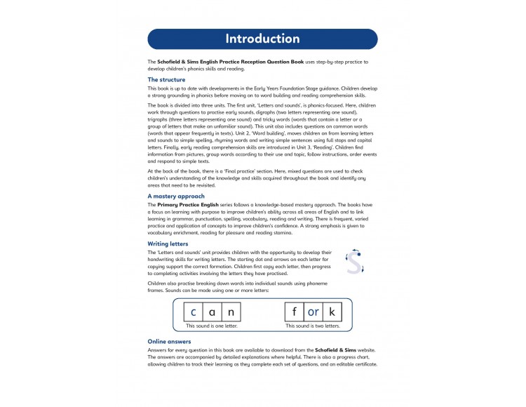 PRIMARY PRACTICE: ENGLISH