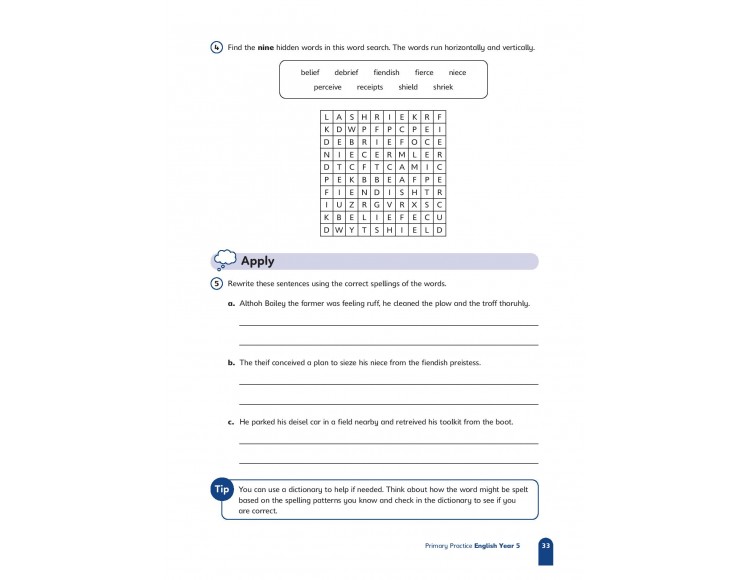 PRIMARY PRACTICE: ENGLISH
