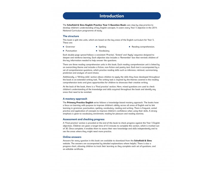 PRIMARY PRACTICE: ENGLISH