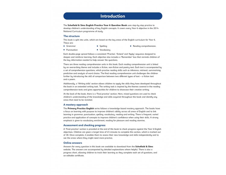 PRIMARY PRACTICE: ENGLISH