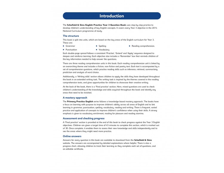 PRIMARY PRACTICE: ENGLISH