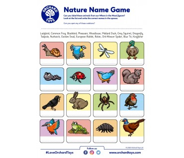 Nature Name Game