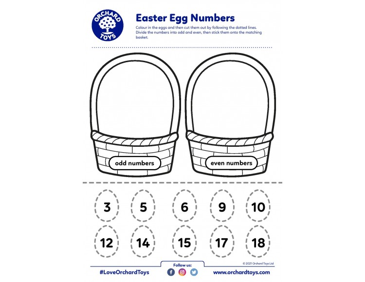 Easter Egg Numbers